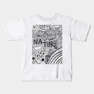 nature, doodling Kids T-Shirt